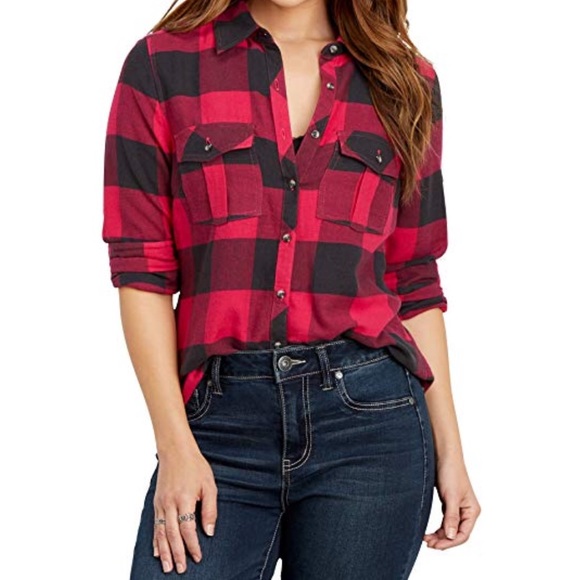 Maurices Tops - Maurice’s buffalo plaid button down shirt